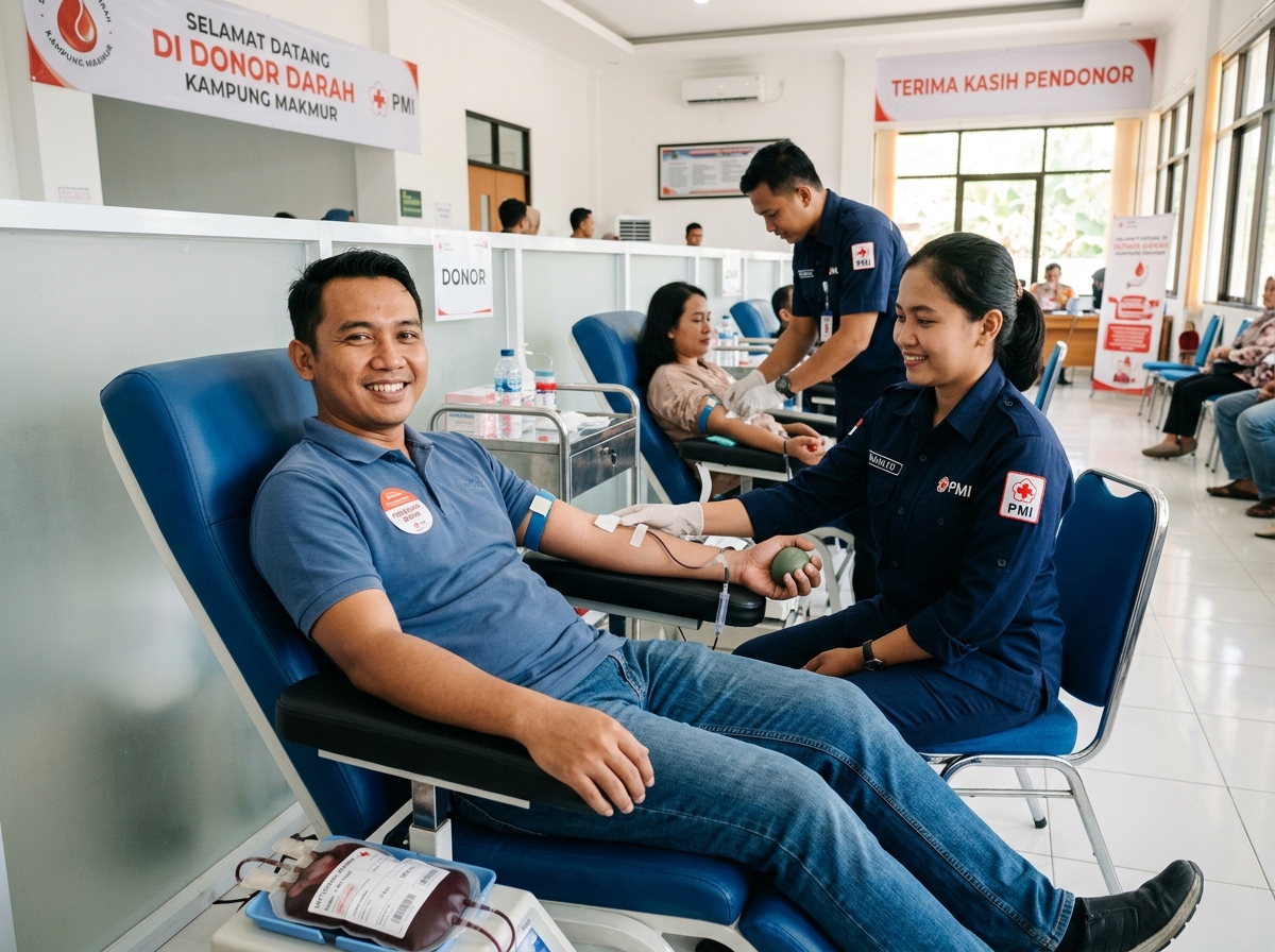Aksi Donor Darah Paroki